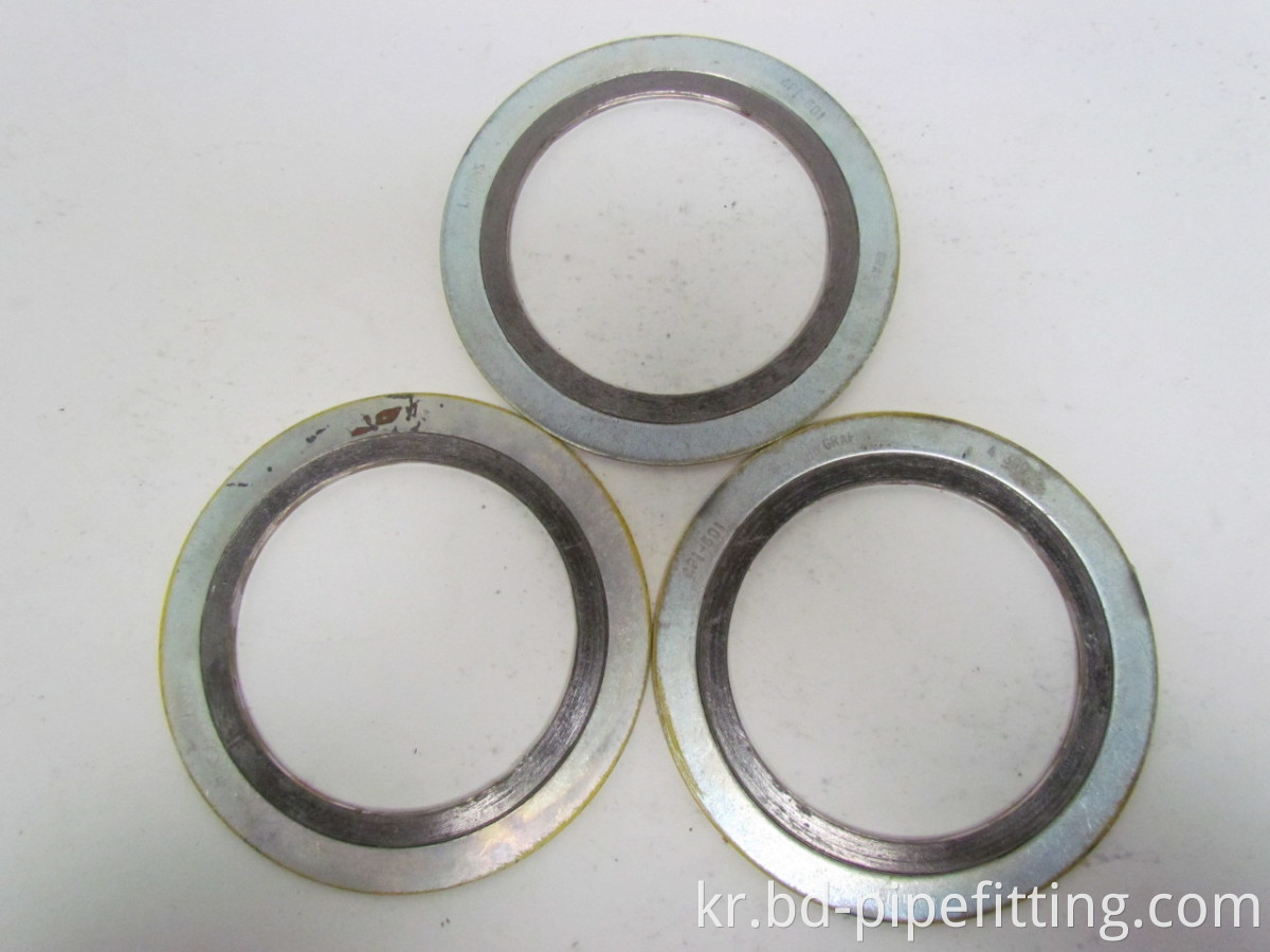 ASME PTFE Materials Spiral Wound Gasket (Carbon steel Outer Ring)